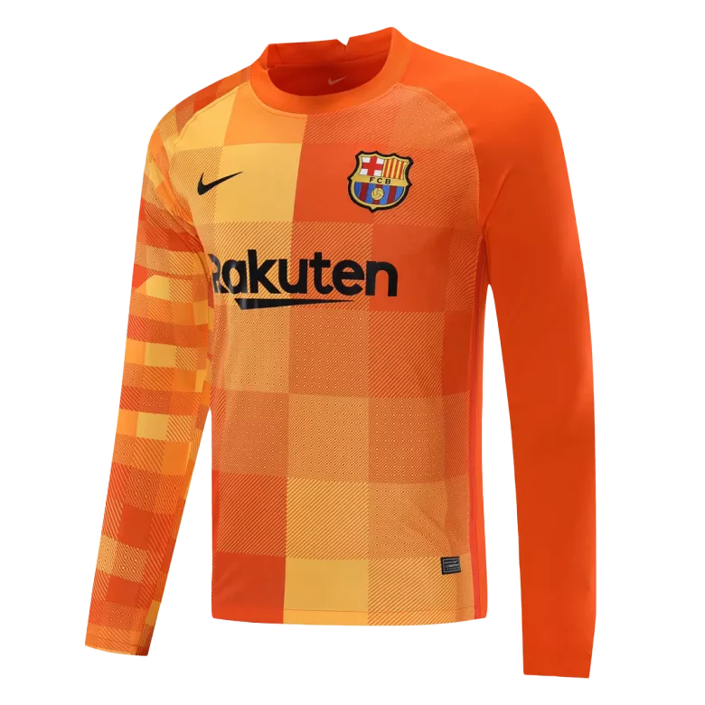 Barcelona Goalkeeper Long Sleeve Soccer Jersey 2021/22 - vstockx