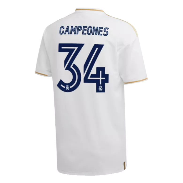 CAMPEONES #34 Real Madrid Home Soccer Jersey 2019/20              �� - vstockx