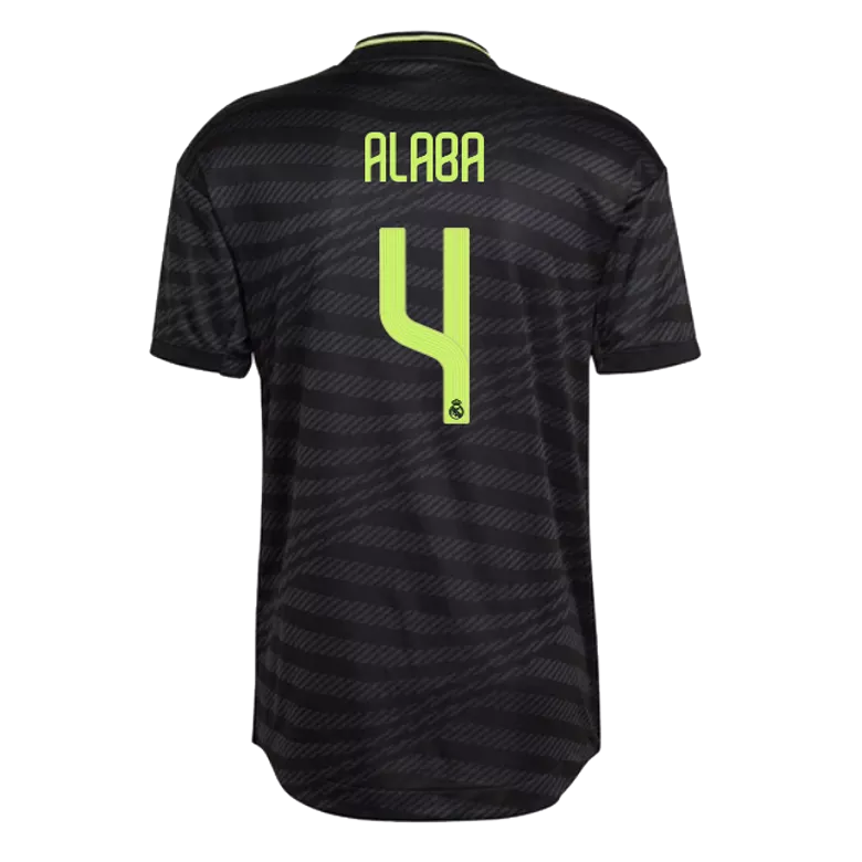 ALABA #4 Real Madrid Third Away Authentic Jersey 2022/23 - vstockx