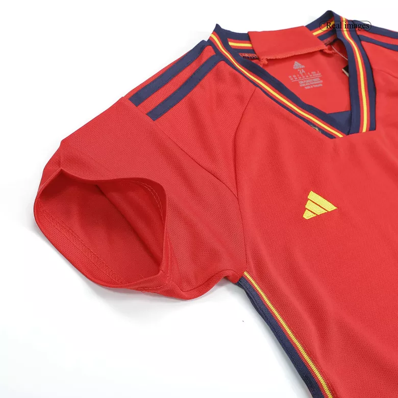 Spain Home World Cup Kids Jerseys Kit 2022 - vstockx
