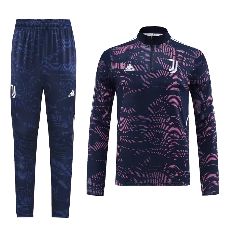 Juventus 1/4 Zip Tracksuit 2022/23 Royal Blue - vstockx