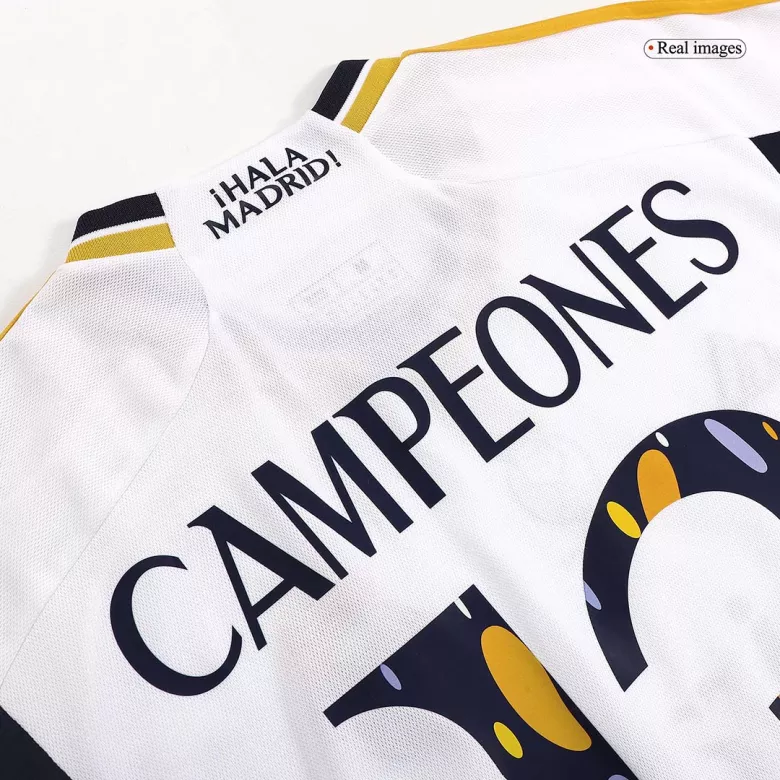 CAMPEONES #13 Real Madrid Campeones Supercopa Home Soccer Jersey 2023/24 - vstockx