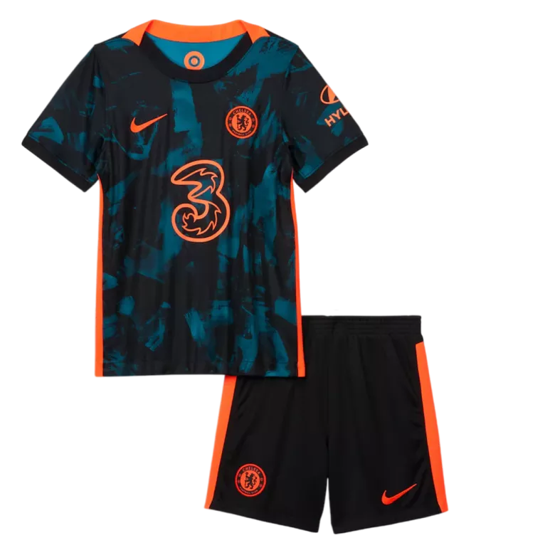 Chelsea Third Away Kids Soccer Jerseys Kit 2021/22 - vstockx