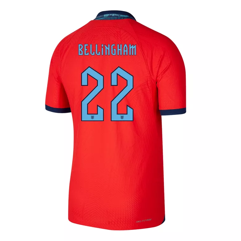 BELLINGHAM #22 England Away Authentic Jersey World Cup 2022 - vstockx