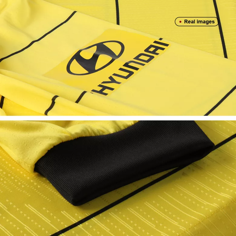 Authentic Chelsea Away Long Sleeve Soccer Jersey 2021/22 - vstockx