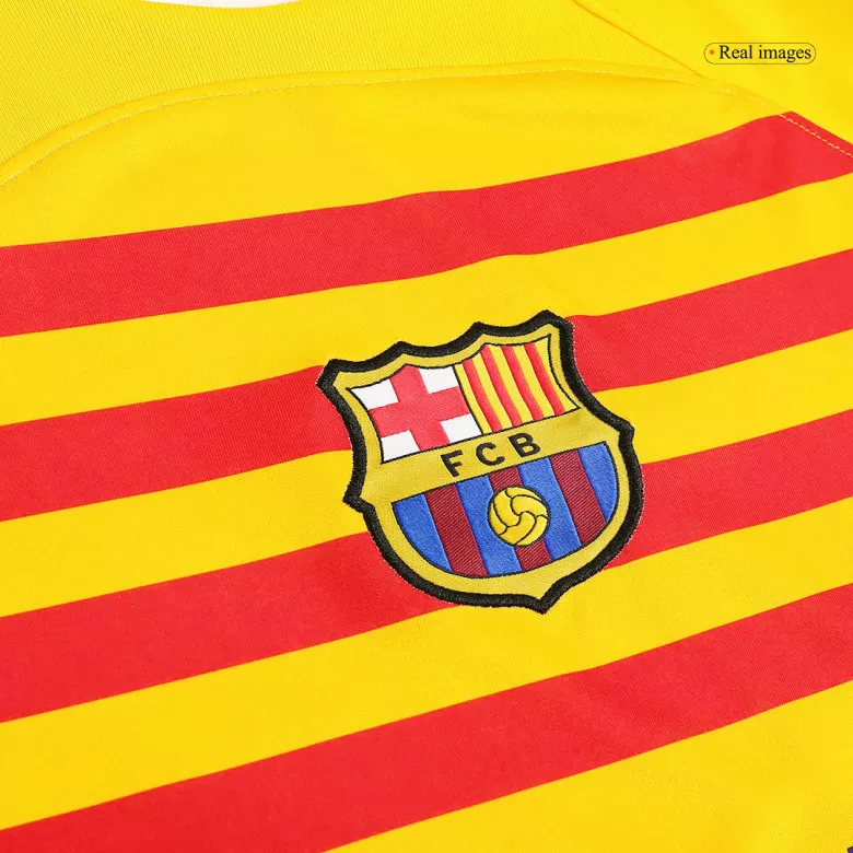 Barcelona Fourth Away Long Sleeve Soccer Jersey 2022/23 - vstockx