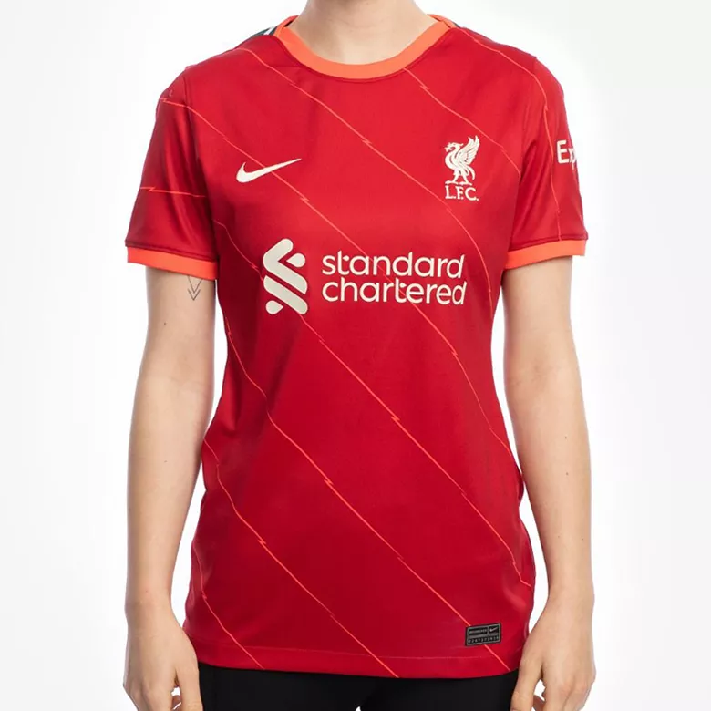 Liverpool Home Soccer Jersey 2021/22 Women - vstockx