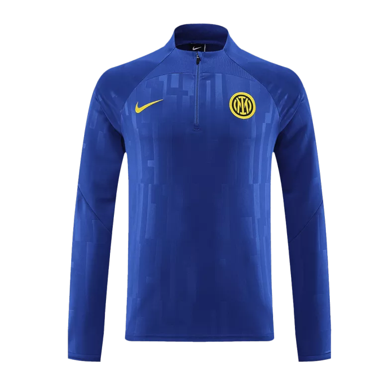 Inter Milan 1/4 Zip Tracksuit 2023/24 Blue - vstockx
