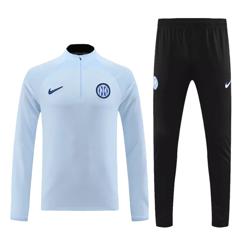 Inter Milan 1/4 Zip Tracksuit 2023/24 Blue - vstockx