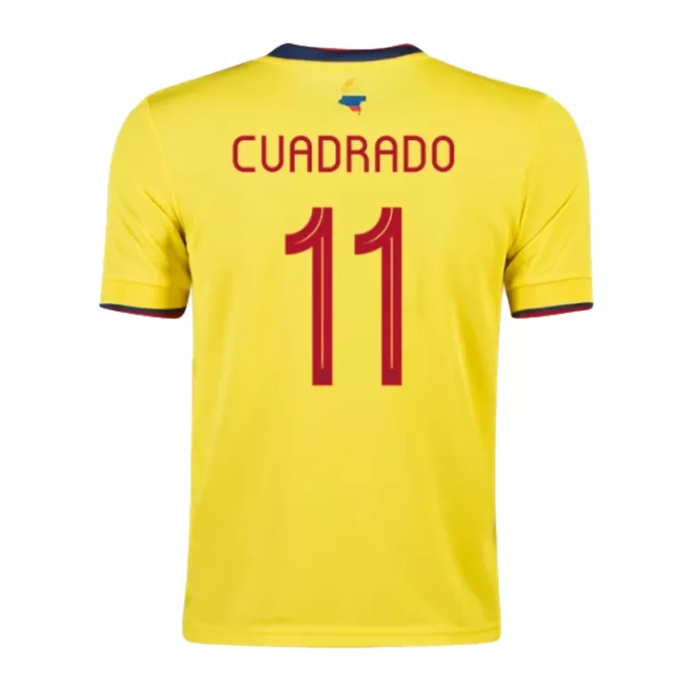 CUADRADO #11 Colombia Home Soccer Jersey 2021 - vstockx
