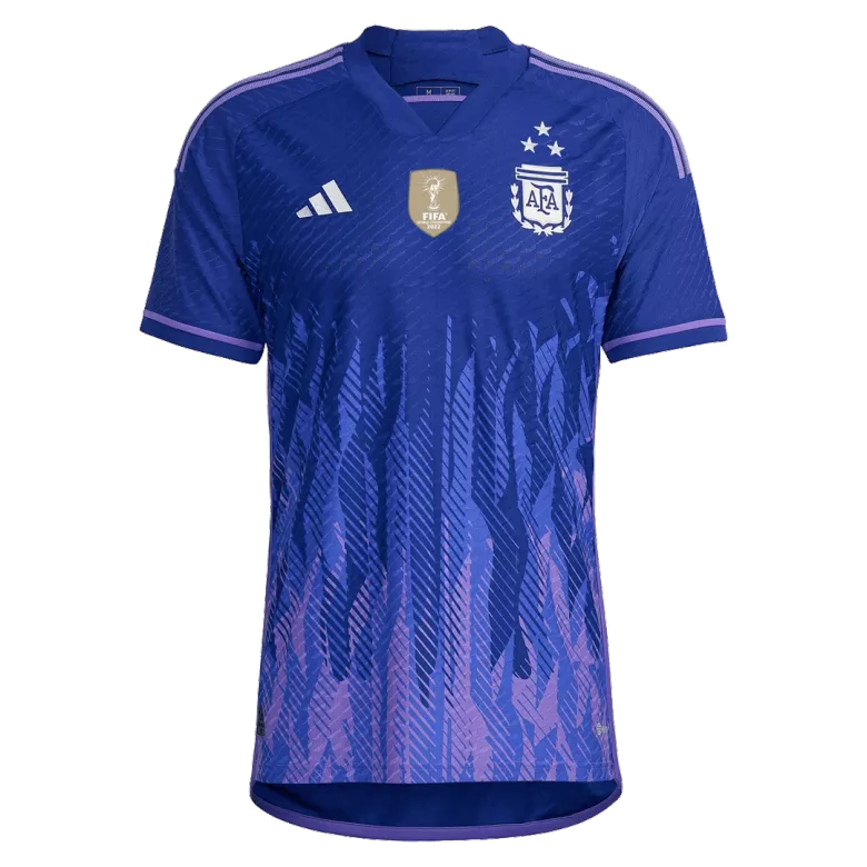 Argentina Three Stars Away Authentic Jersey World Cup 2022 - vstockx