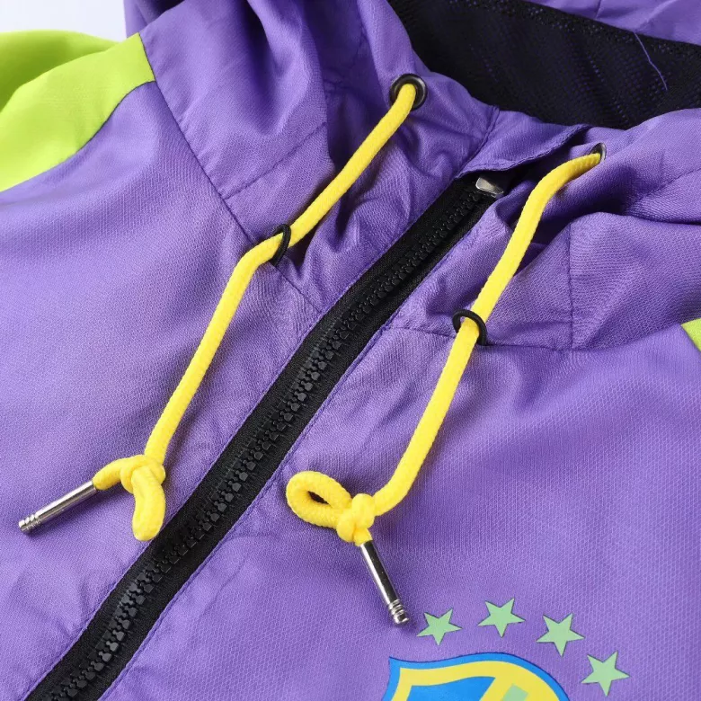 Brazil Hoodie Hoodie Jacket 2021/22 Black - vstockx