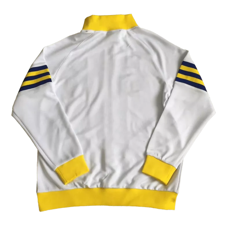 Vintage Leeds United Track Jacket 1978 - White&Yellow - vstockx