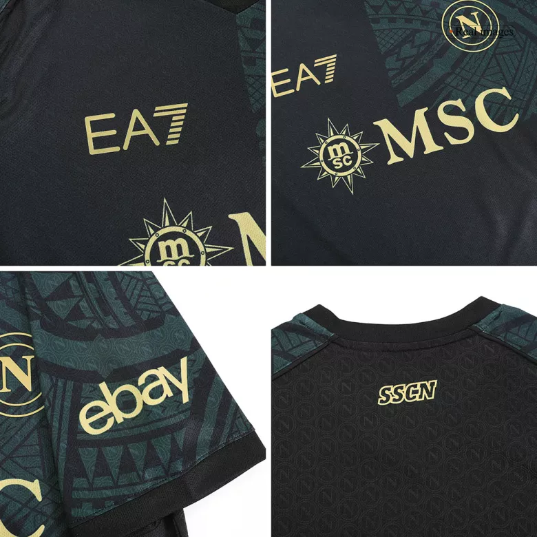 Napoli Third Away Kids Soccer Jerseys Kit 2023/24 - vstockx