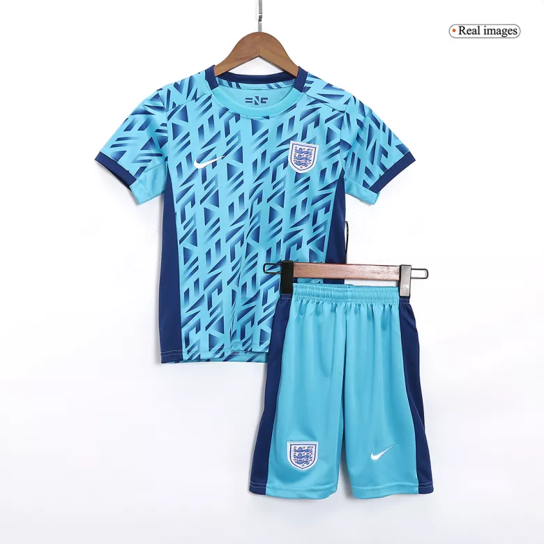 England Away Women's World Cup Kids Jerseys Kit 2023 - vstockx
