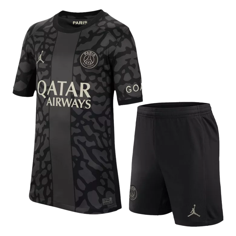 PSG Third Away Kids Soccer Jerseys Kit 2023/24 - vstockx