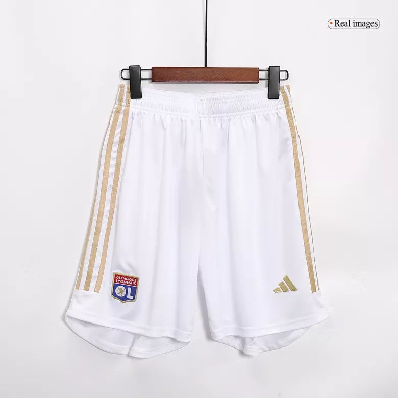 Olympique Lyonnais Home Soccer Shorts 2023/24 - vstockx