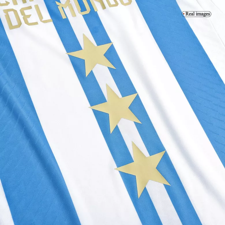 Champions Argentina 3 Stars Home Authentic Jersey 2022 - vstockx