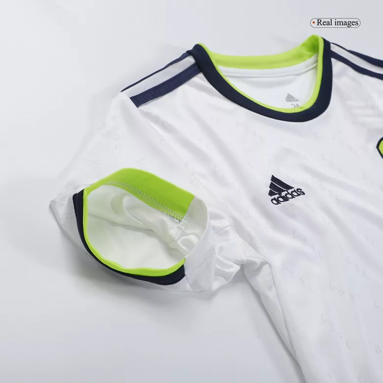 Leeds United Home Kids Jerseys Kit 2022/23 - vstockx