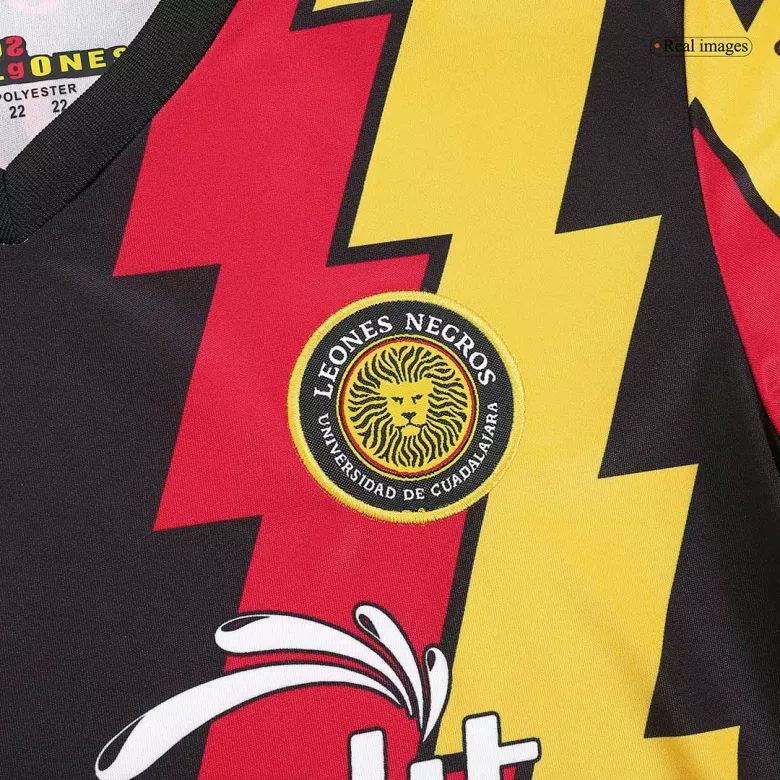 Leones Negros UdeG Home Kids Soccer Jerseys Kit 2022/23 - vstockx