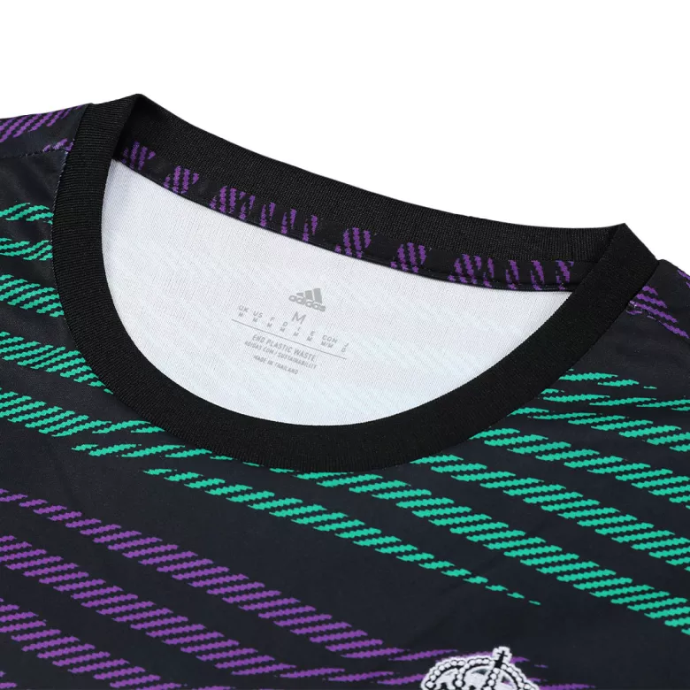 Real Madrid Pre-Match Sleeveless Top 2022/23 Black&Purple&Green - vstockx
