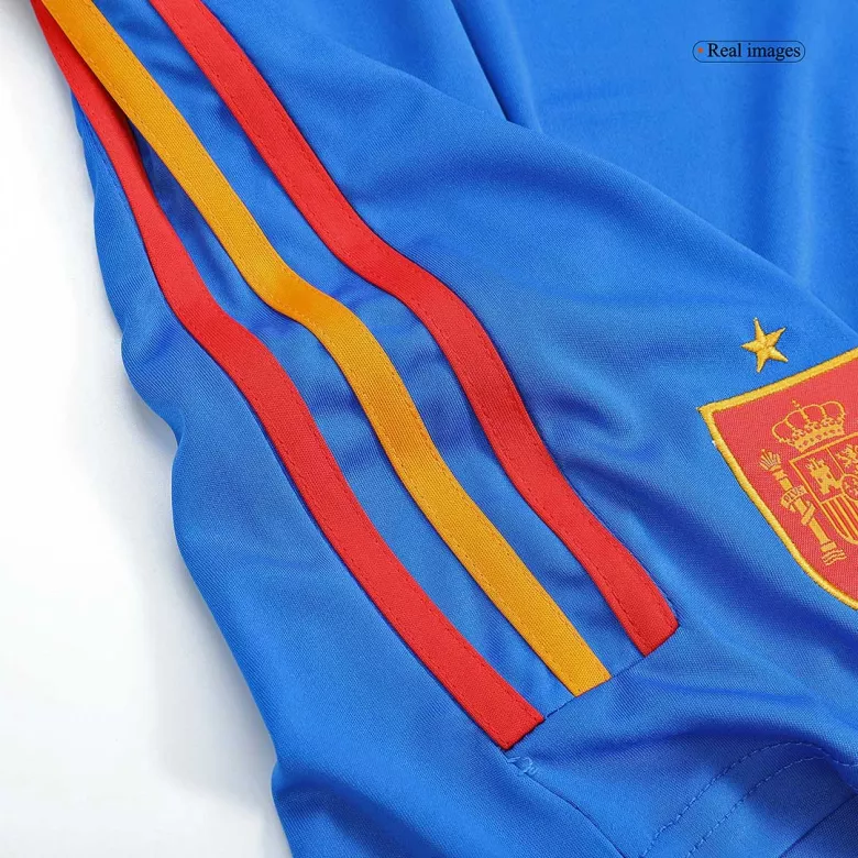 Spain Away Soccer Shorts 2022 - vstockx