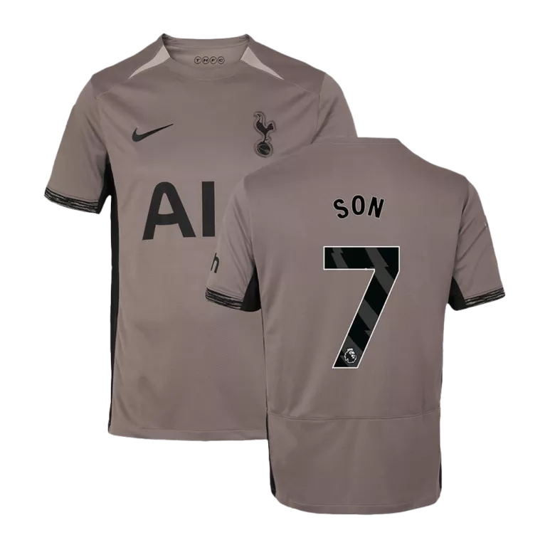 SON #7 Tottenham Hotspur Third Away Soccer Jersey 2023/24 - vstockx