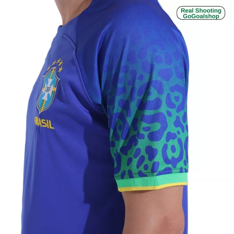 Brazil Away Soccer Jersey 2022 - vstockx