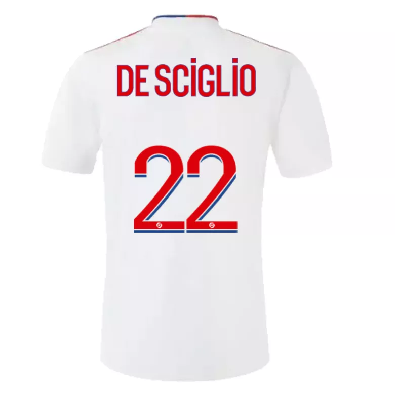 DE SCIGLIO #22 Olympique Lyonnais Home Soccer Jersey 2021/22 - vstockx