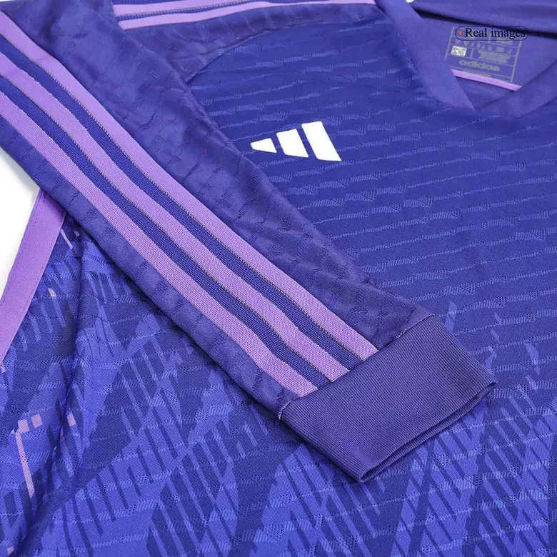 Authentic Argentina Away Long Sleeve Soccer Jersey 2022 - vstockx