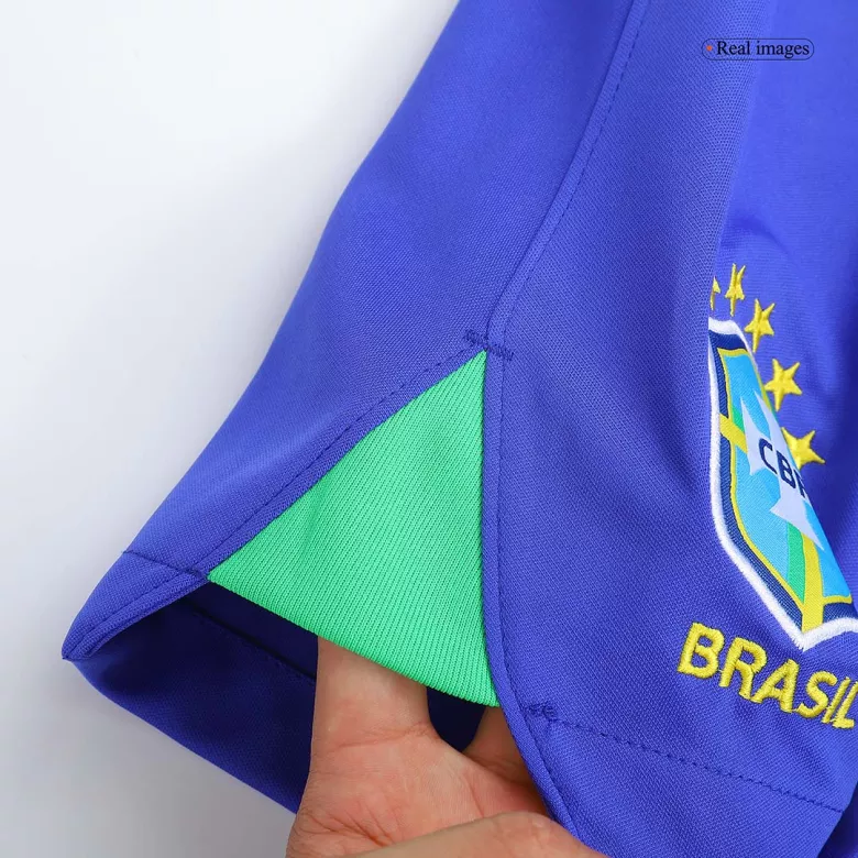 Brazil Home Soccer Shorts 2022 - vstockx