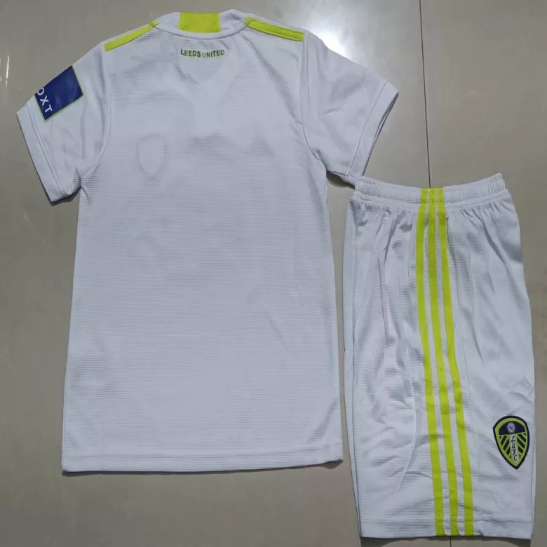 Leeds United Home Kids Soccer Jerseys Kit 2021/22 - vstockx