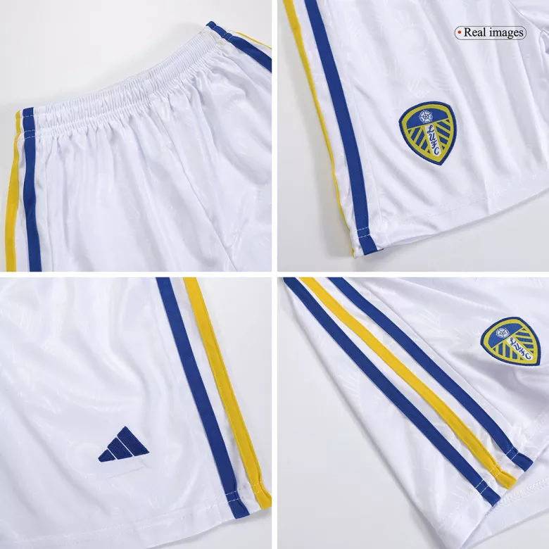 Leeds United Home Kids Jerseys Kit 2023/24 - vstockx