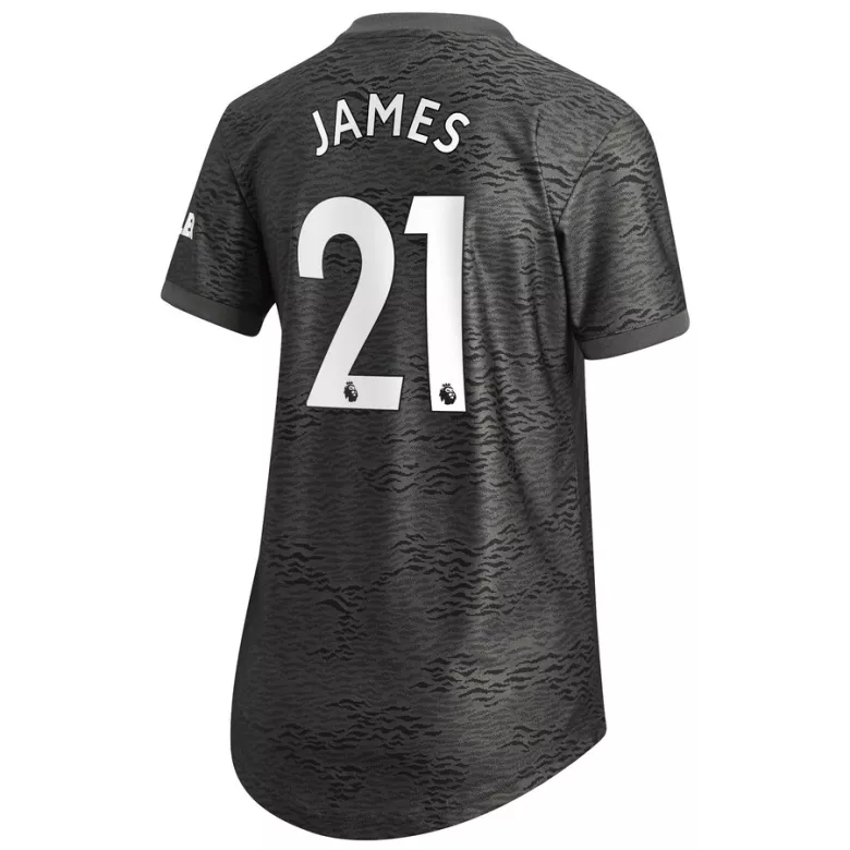 JAMES #21 Manchester United Away Soccer Jersey 2020/21 Women - vstockx