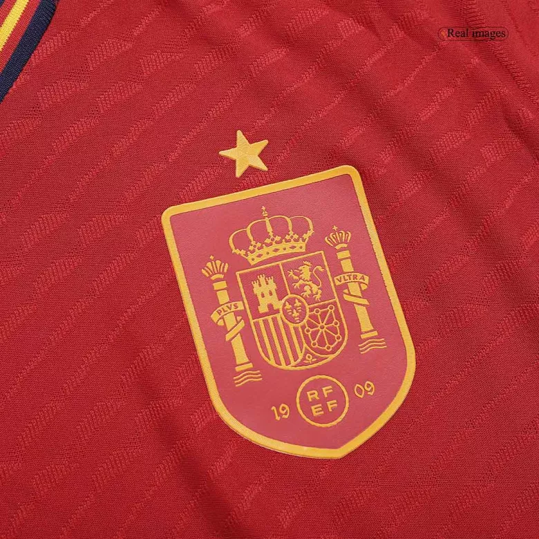 RODRI #16 Spain Home Authentic Jersey World Cup 2022 - vstockx