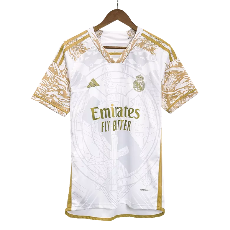 Real Madrid x Chinese Dragon Soccer Jersey 2023/24 ��white�� - vstockx