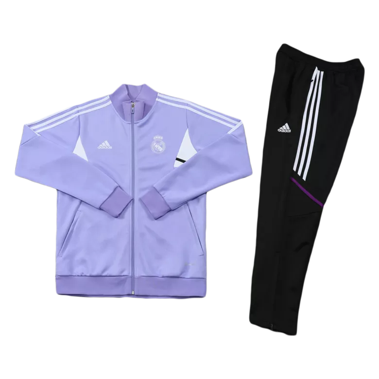 Real Madrid Jacket Tracksuit 2022/23 Purple - vstockx