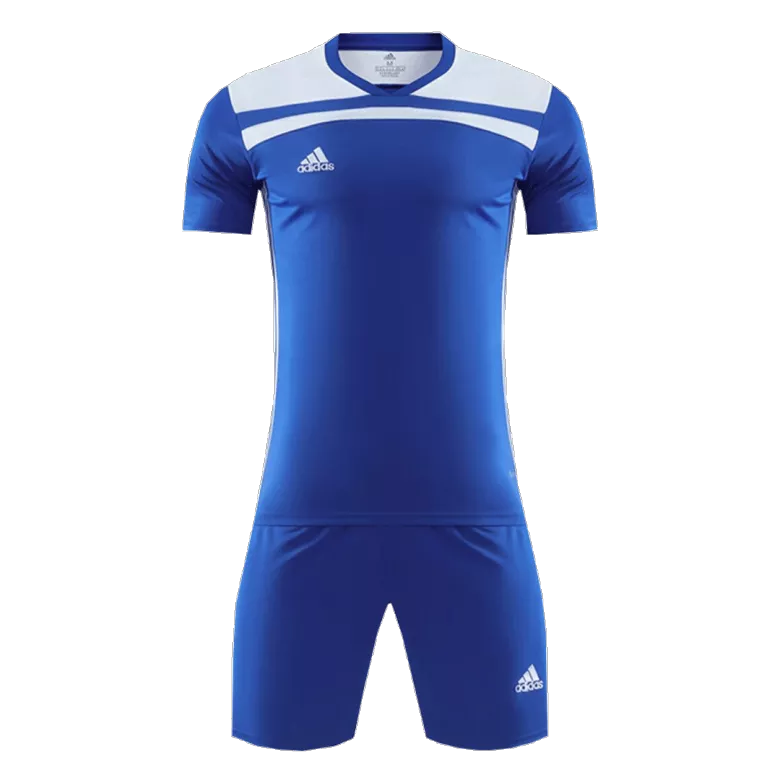 Customize Team Jersey Kit(Shirt+Short) Blue AD821 - vstockx
