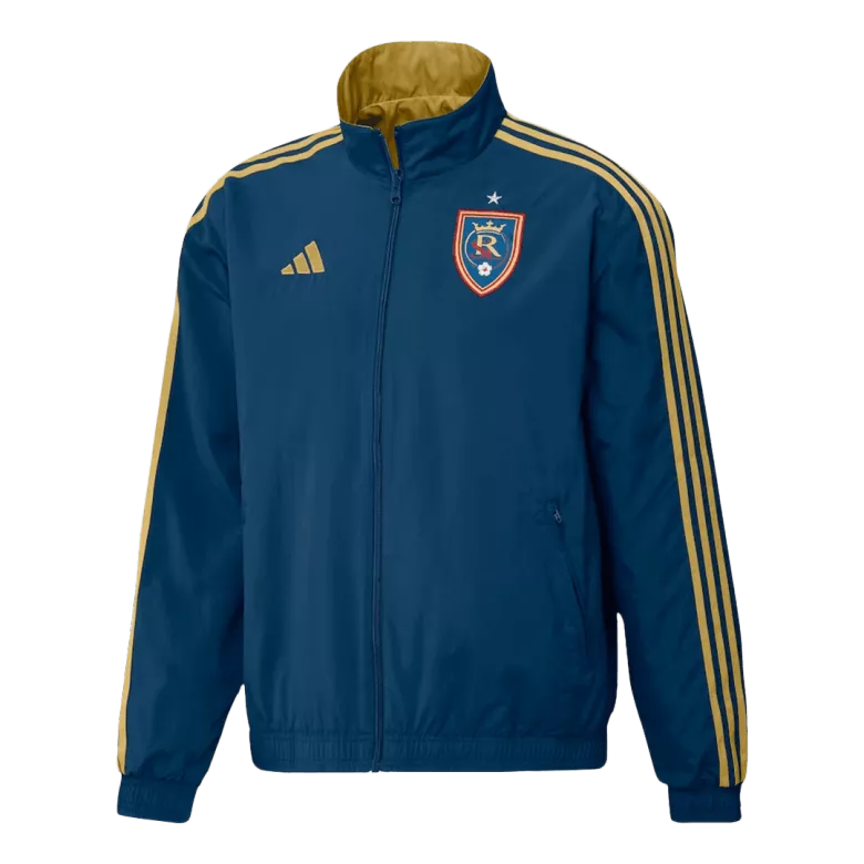 Real Salt Lake Reversible  Jacket 2023 - Navy/Gold - vstockx