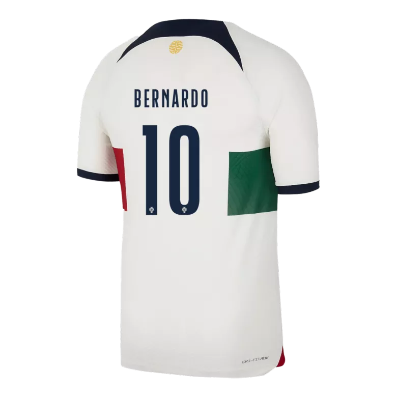 BERNARDO #10 Portugal Away Authentic Jersey World Cup 2022 - vstockx