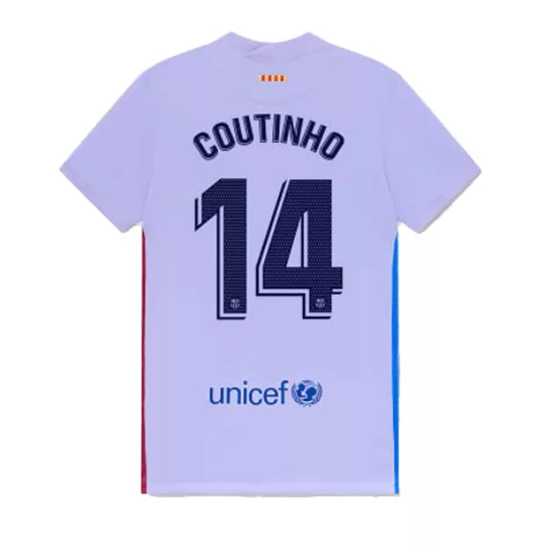 COUTINHO #14 Barcelona Away Soccer Jersey 2021/22 - vstockx