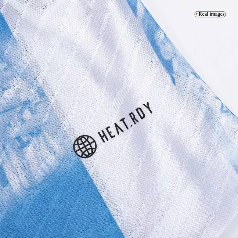 Argentina Three Stars Home Authentic Jersey World Cup 2022-Commemorative - vstockx