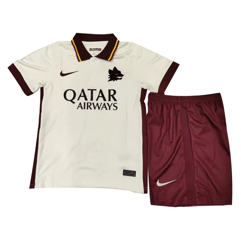 Roma Away Kids Soccer Jerseys Kit 2020/21 - vstockx