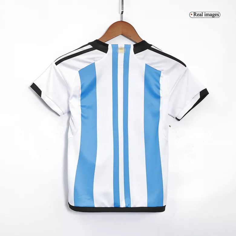 Argentina Home Kids Jerseys Kit 2022 - Three Stars - vstockx
