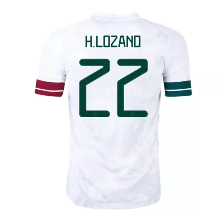 H.LOZANO #22 Mexico Away Soccer Jersey 2020 - vstockx