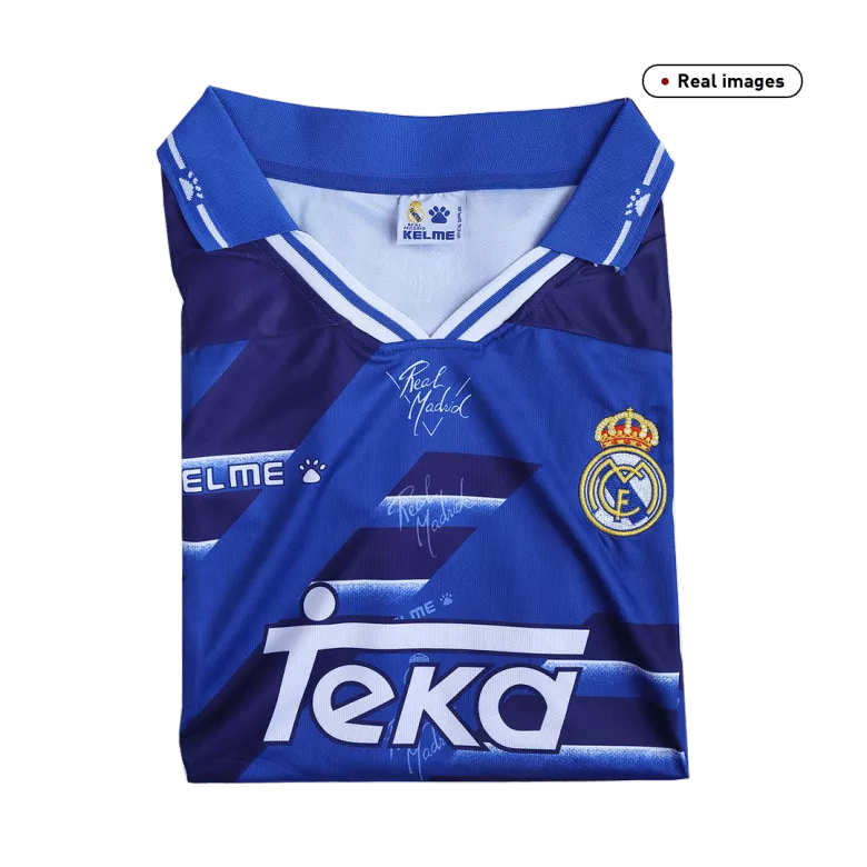 Vintage Soccer Jersey Real Madrid Away 1994/96 - vstockx