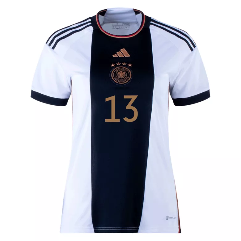 M��LLER #13 Germany Home Jersey World Cup 2022 Women - vstockx