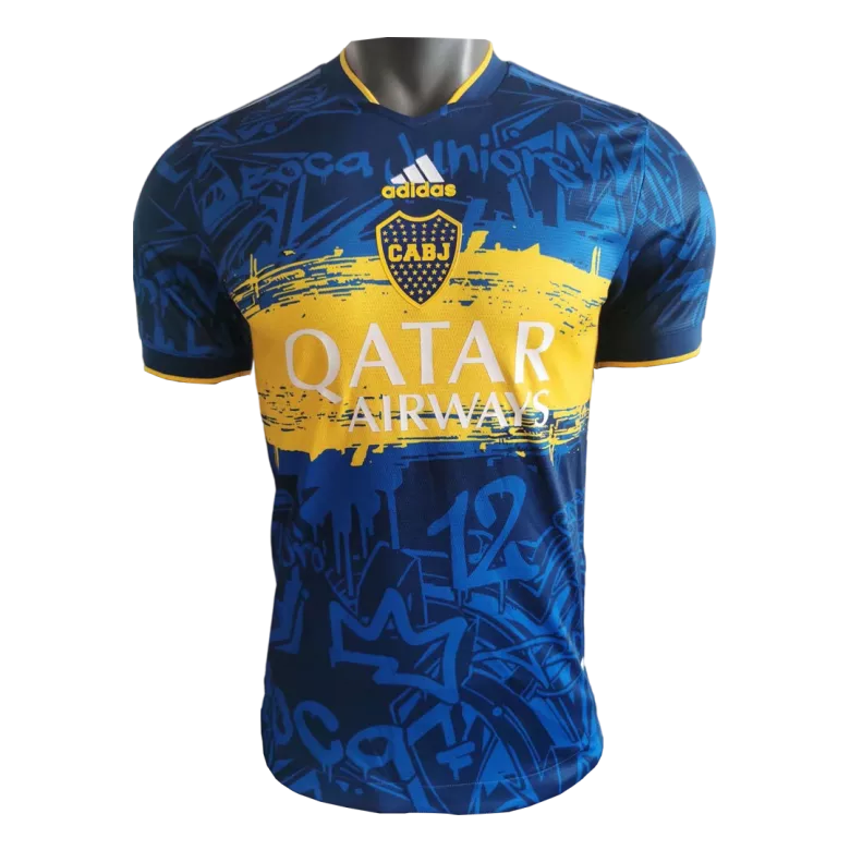 Boca Juniors Special Authentic Soccer Jersey 2022/23 - Concept - vstockx