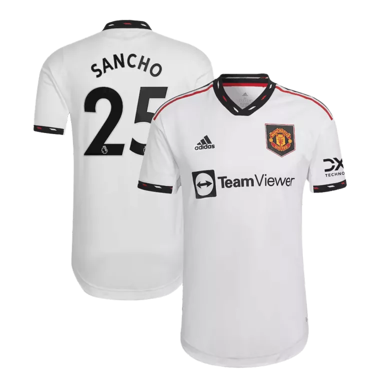 SANCHO #25 Manchester United Away Authentic Jersey 2022/23 - vstockx