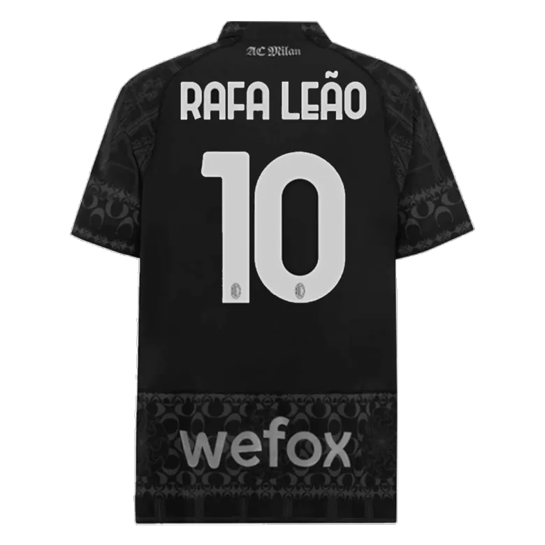 RAFA LE?O #10 AC Milan X Pleasures Fourth Away Soccer Jersey 2023/24 - vstockx